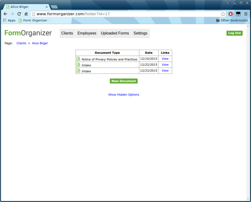 Form Organizer-screenshot-2 Form Organizer-screenshot-2