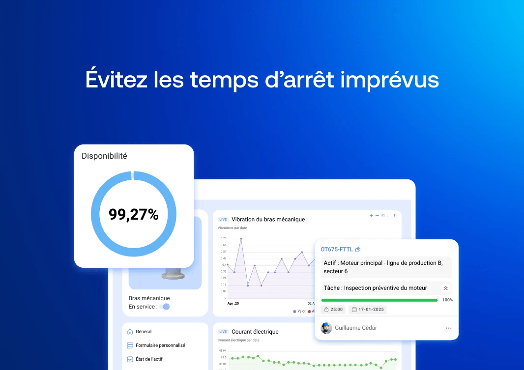 Fracttal One - evitez les temps d'arret