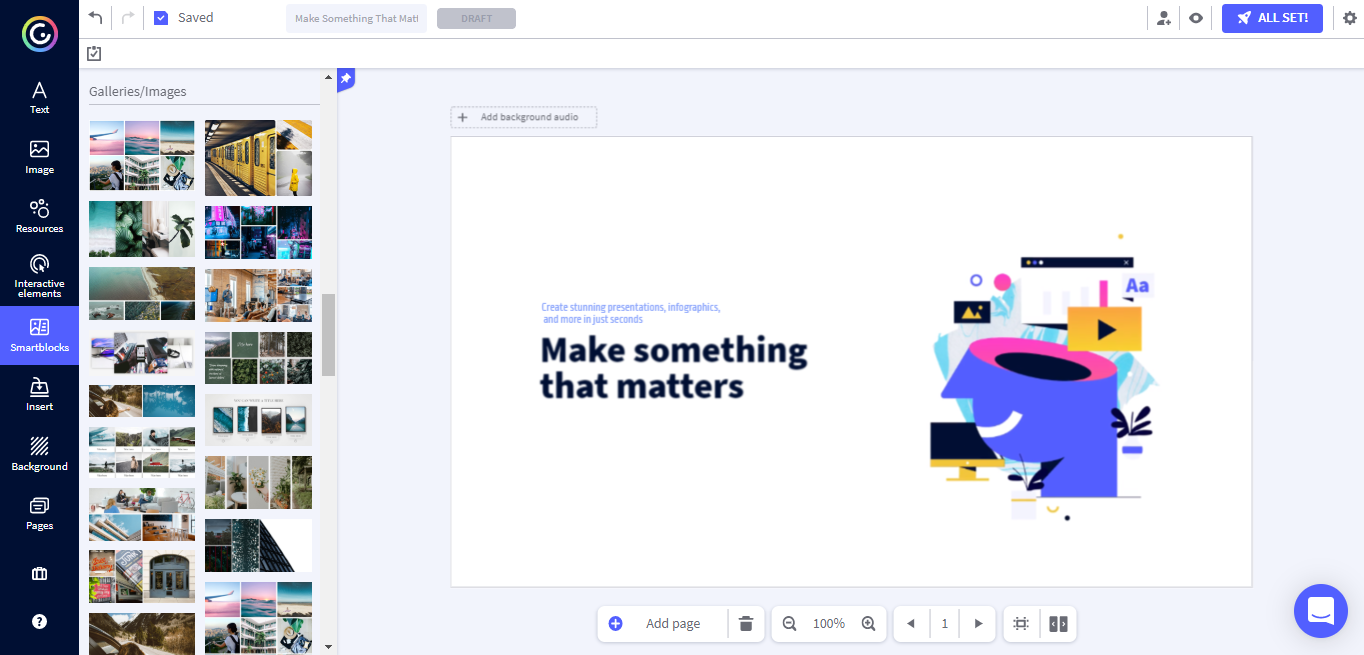Genially - Genially's Editor is easy and intuitive