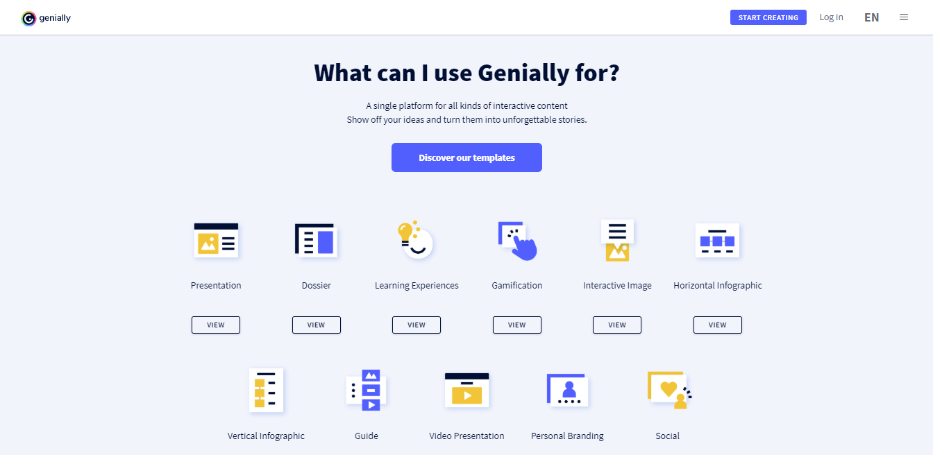 Genially - Make all kinds of creations