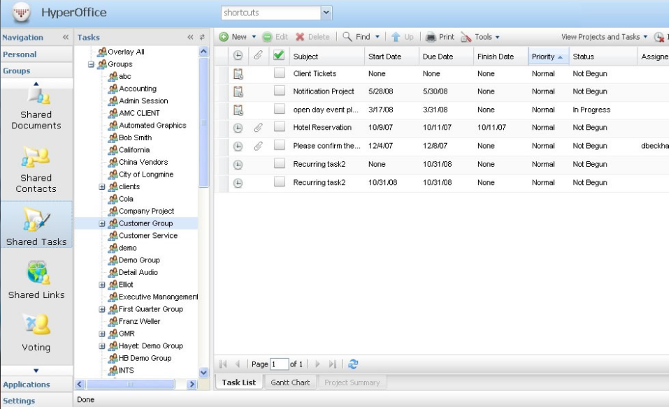 HyperOffice Project Management-screenshot-0 HyperOffice Project Management-screenshot-0