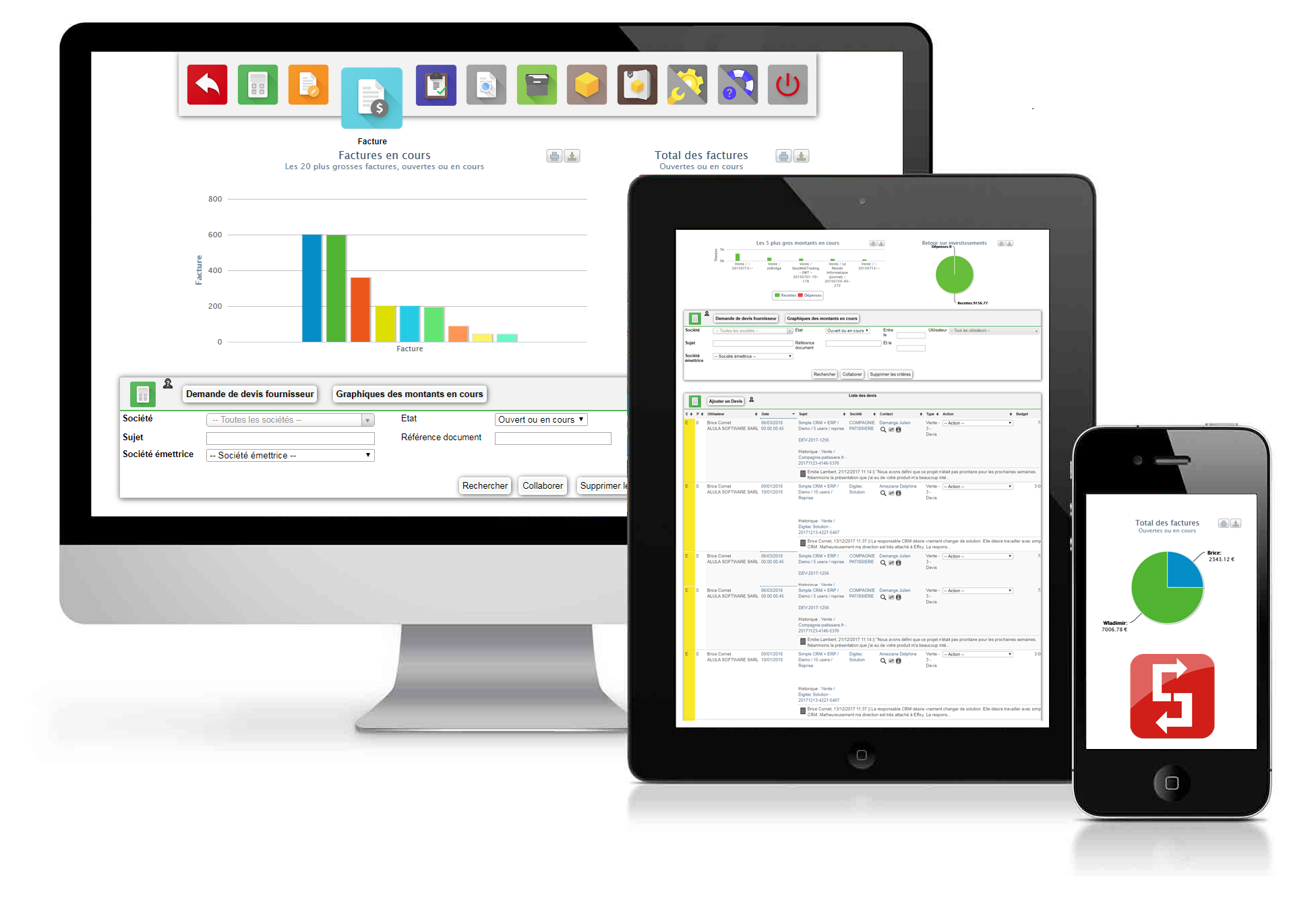 Simple CRM: Import et export de données (CSV, XLS), SMS de masse, Assistance 24/7 Simple CRM: Import et export de données (CSV, XLS), SMS de masse, Assistance 24/7
