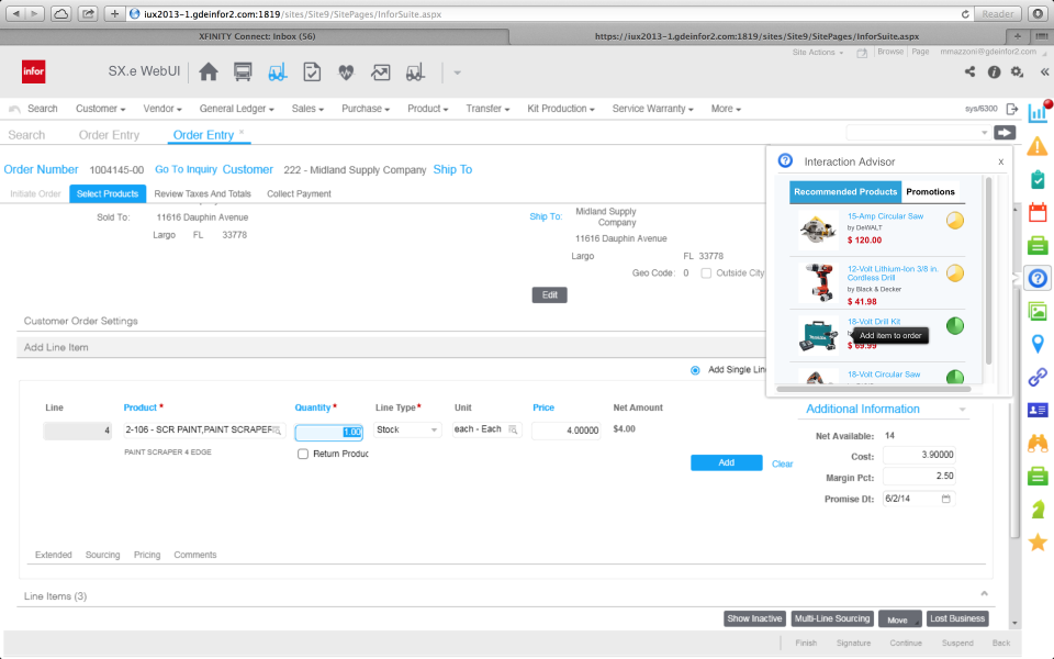Infor ERP for Distribution-screenshot-1 Infor ERP for Distribution-screenshot-1