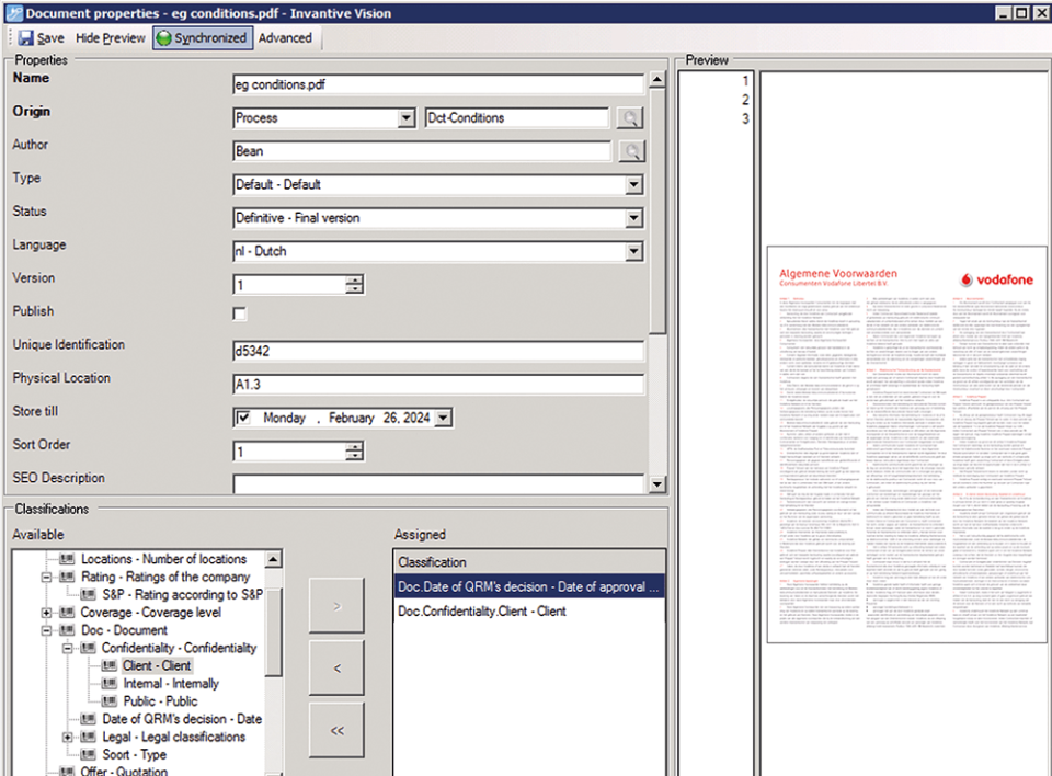 Invantive Vision-screenshot-1 Invantive Vision-screenshot-1
