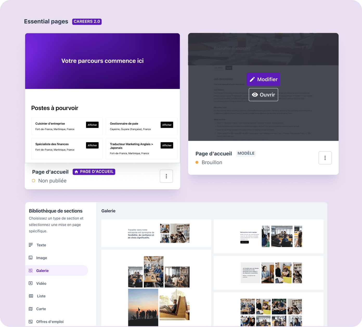 Tellent Recruitee - Exemple de sites carrière