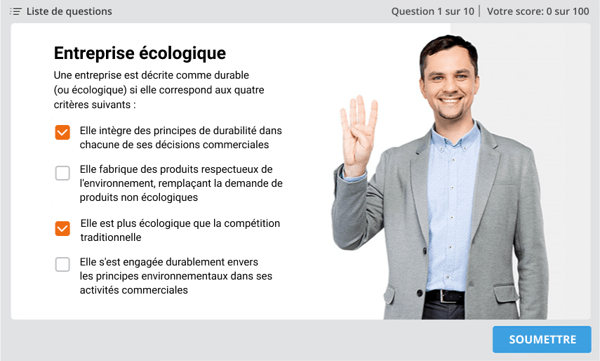Créez des évaluations interactives Créez des évaluations interactives