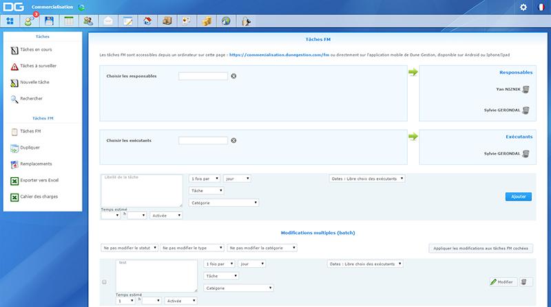 Dune Gestion: Gestion des leads, Intégration aux réseaux sociaux, Interface web adaptive Dune Gestion: Gestion des leads, Intégration aux réseaux sociaux, Interface web adaptive