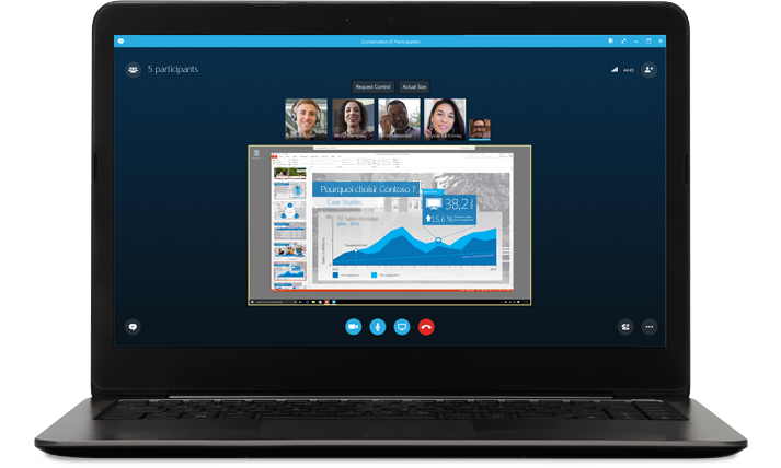 Réunions en ligne avec Skype Réunions en ligne avec Skype