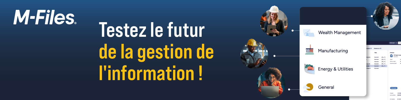 Avis M-Files : Plateforme d'automatisation de la gestion de l'information - Appvizer