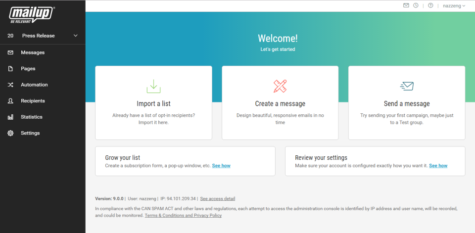 MailUp-screenshot-0