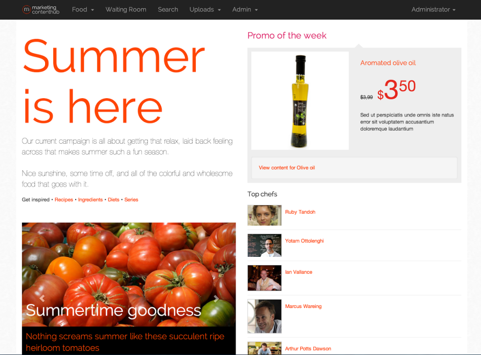 Marketing Content Hub-screenshot-0 Marketing Content Hub-screenshot-0