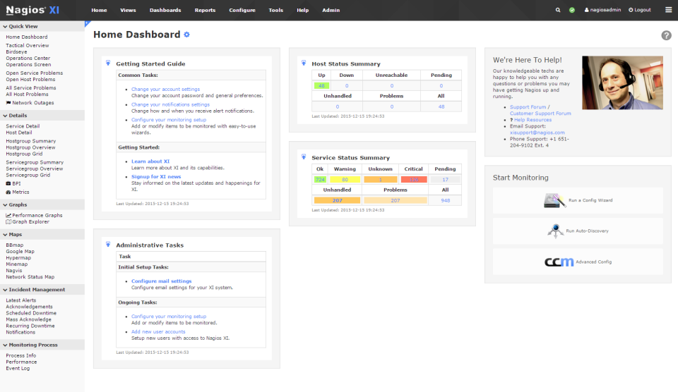 Nagios XI - Nagios XI-screenshot-1