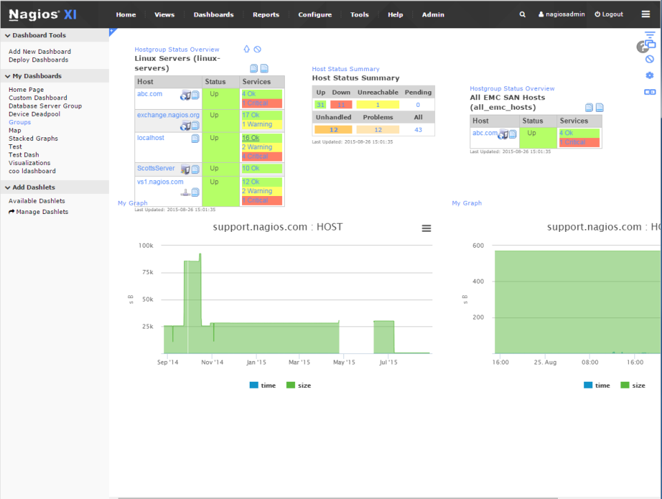 Nagios XI - Nagios XI-screenshot-3