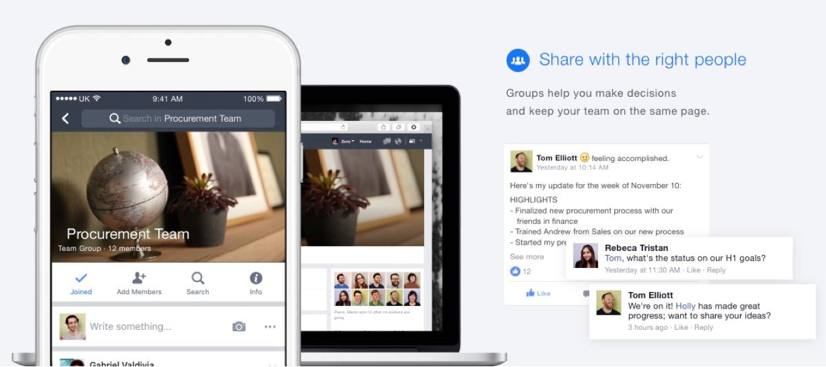 Facebook at Work : créer des événements Facebook at Work : créer des événements