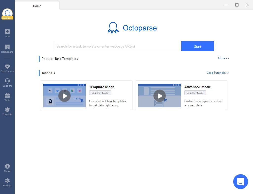 Octoparse - Page d'accueil Octoparse - Page d'accueil