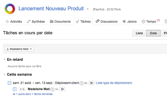 GroupCamp Project: Gestion des droits, Création de tâches par email, Suivi de l'avancement GroupCamp Project: Gestion des droits, Création de tâches par email, Suivi de l'avancement