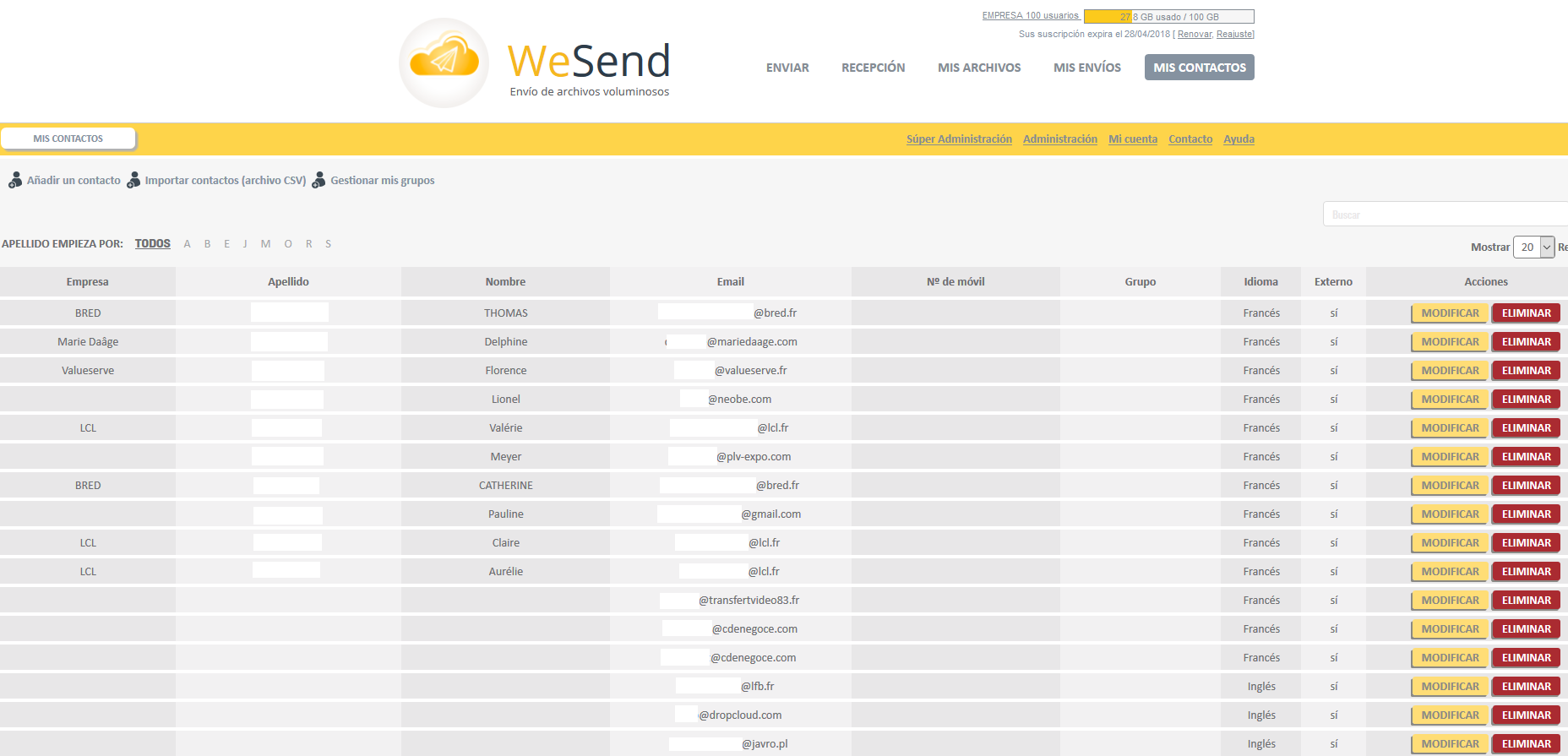 WeSend - Capture d'écran 5