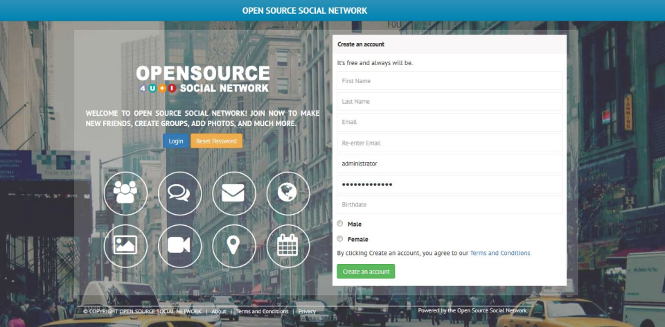 Open Source Social Network - Open Source Social Network-screenshot-0 Open Source Social Network - Open Source Social Network-screenshot-0