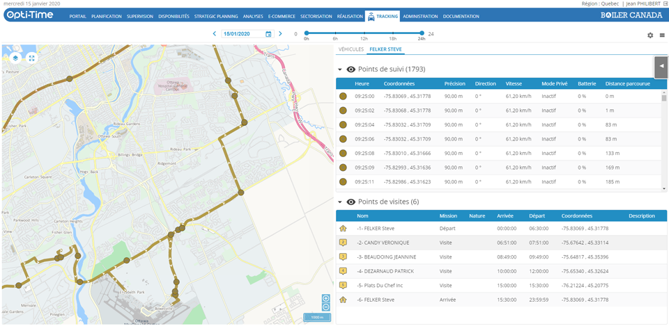 Géolocalisation & tracking : plateforme de suivi en temps réel