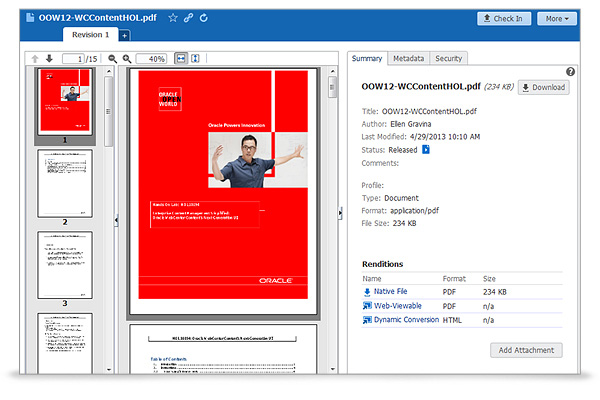 Oracle WebCenter Content - Oracle WebCenter Content-screenshot-0