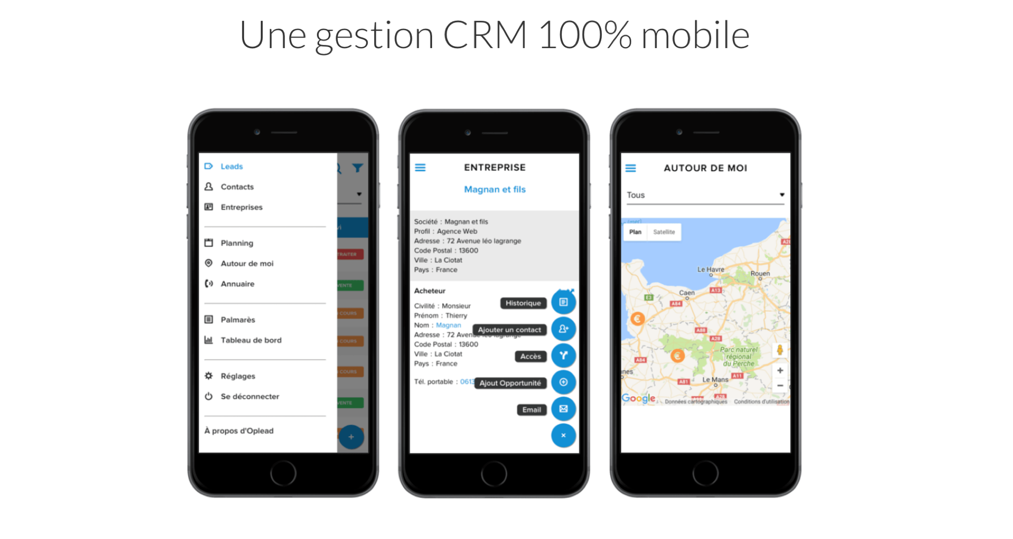 Oplead CRM Mobile Oplead CRM Mobile