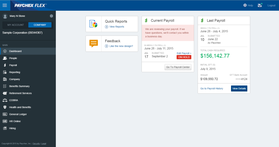 Paychex - Paychex Flex-screenshot-1