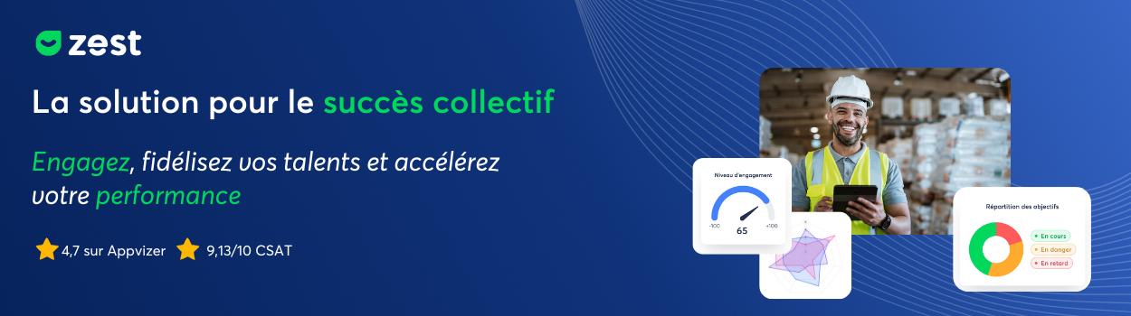 Avis Zest by Zestmeup : Suite digitale pour les RH et le Management ETI & GE - Appvizer