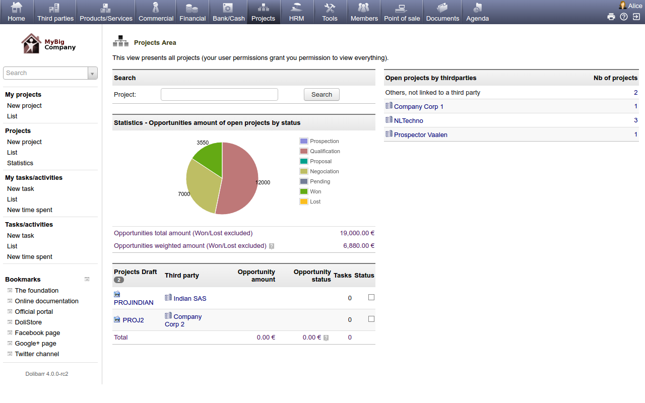 DoliCloud ERP & CRM DoliCloud ERP & CRM