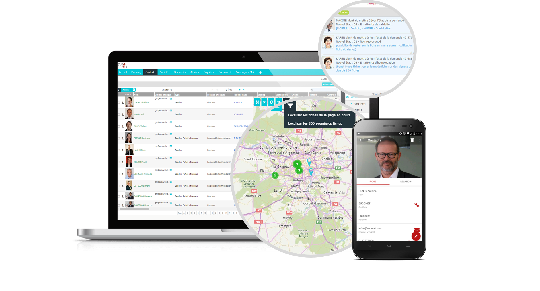 Placez votre CRM au cœur de votre système d’information en le connectant à toutes vos applications Placez votre CRM au cœur de votre système d’information en le connectant à toutes vos applications
