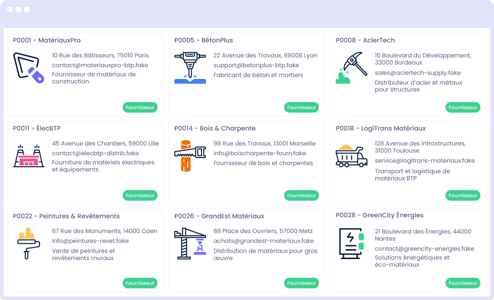 Axelor - Gestion des achats