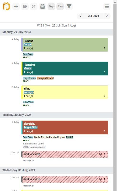 PlanningPME - Screenshot 3