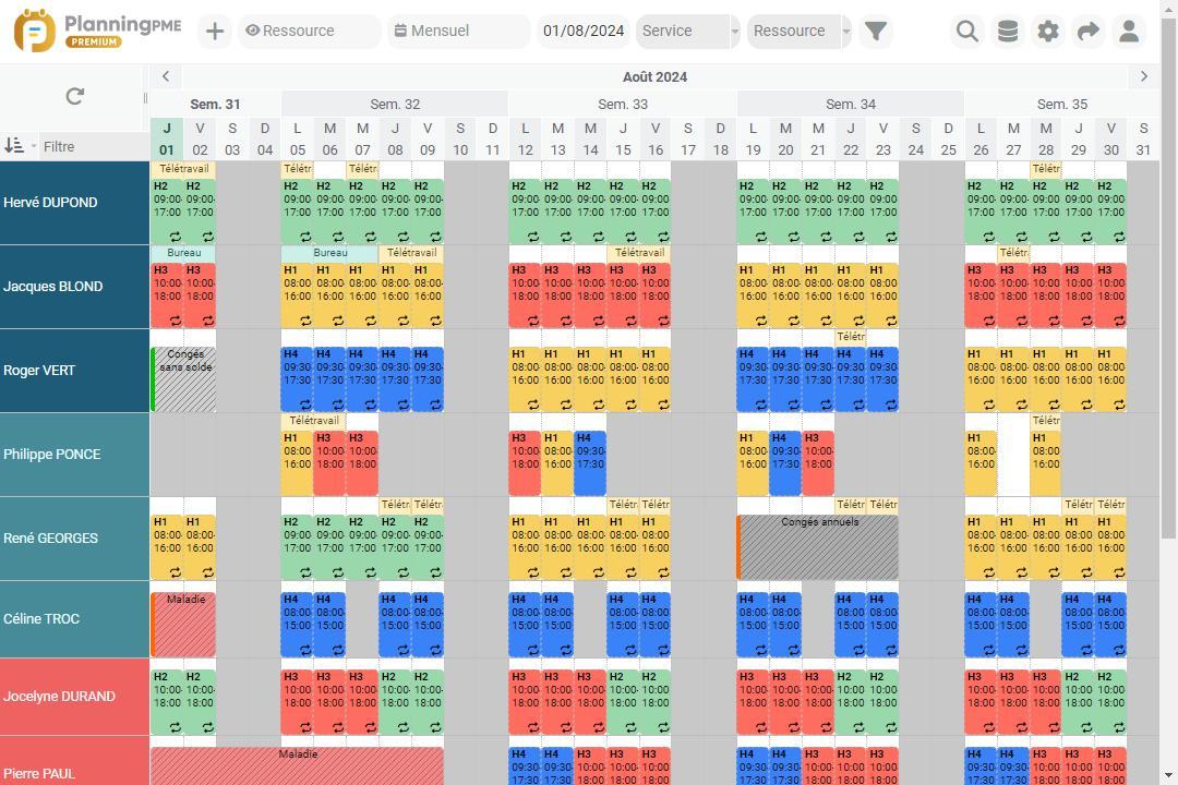 PlanningPME - Capture d'écran 5