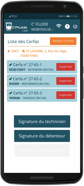 Réalisation de plusieurs CERFA sur le même site. Une seule signature ! Réalisation de plusieurs CERFA sur le même site. Une seule signature !