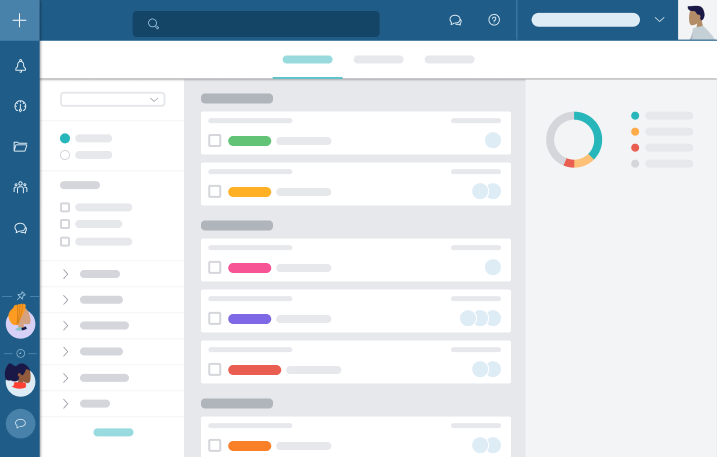 L'Aperçu global de Taskworld vous montre l'ensemble de vos activités au même endroit. Filtrez les informations pour regarder que ce qui est important pour vous. L'Aperçu global de Taskworld vous montre l'ensemble de vos activités au même endroit. Filtrez les informations pour regarder que ce qui est important pour vous.