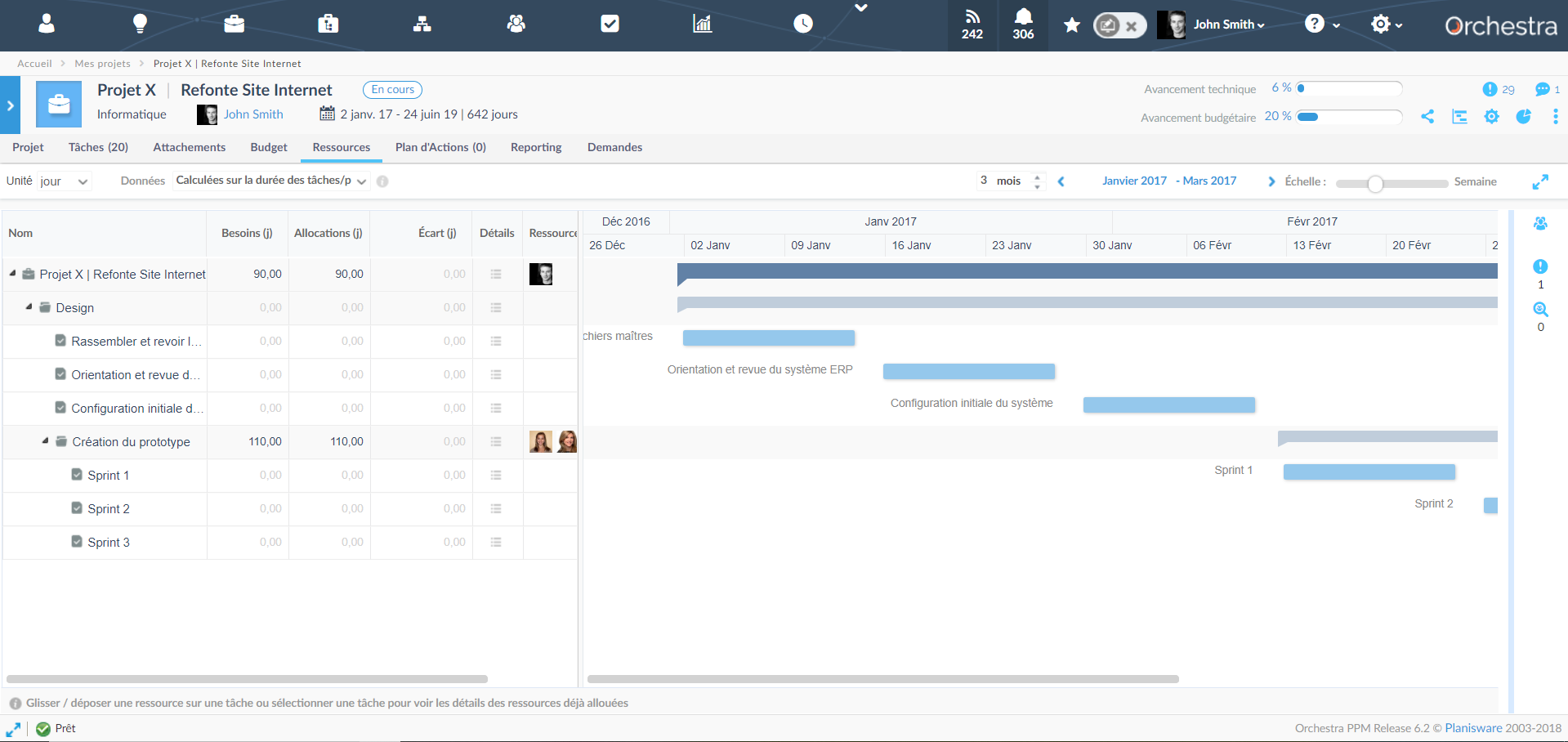 Orchestra : gestionnaire des ressources Orchestra : gestionnaire des ressources