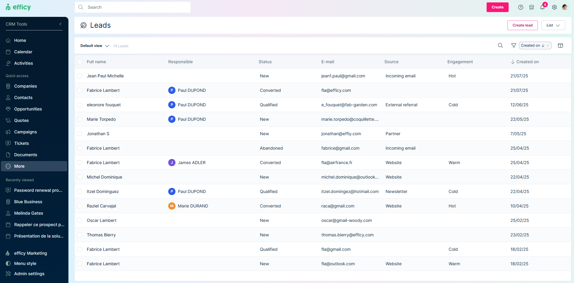 Maxo by efficy - Multichannel Lead Management:
Master your end-to-end lead process and capture the most qualified leads from multiple channels to grow your business.