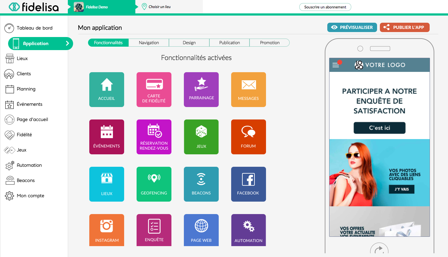 Le générateur d'applications mobiles Le générateur d'applications mobiles