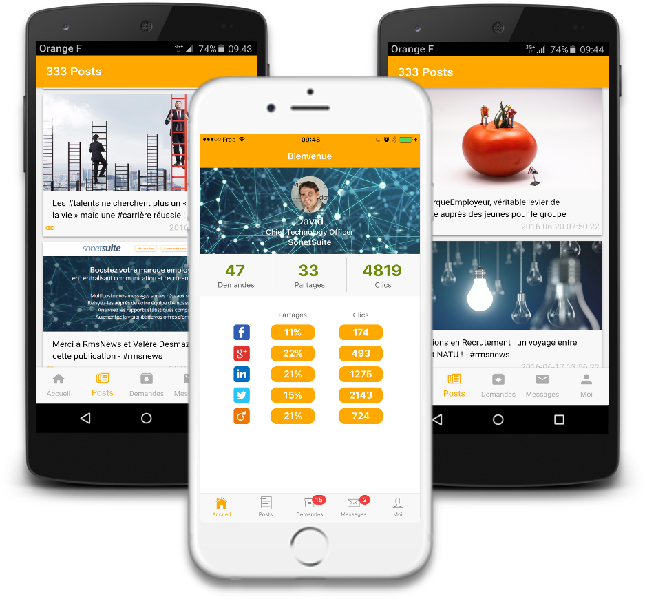 Application mobile ambassadeur Application mobile ambassadeur