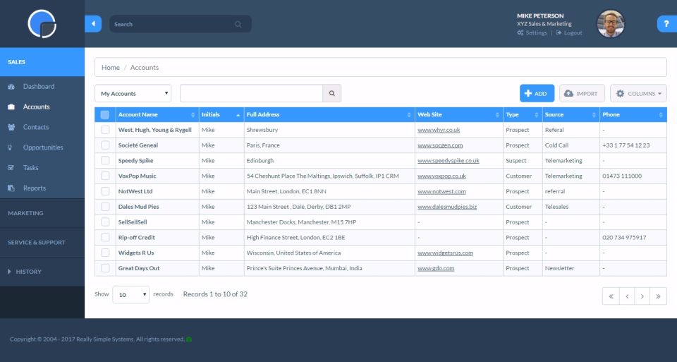 Really Simple Systems CRM-screenshot-1 Really Simple Systems CRM-screenshot-1