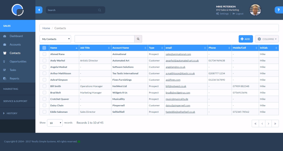 Really Simple Systems CRM-screenshot-2 Really Simple Systems CRM-screenshot-2