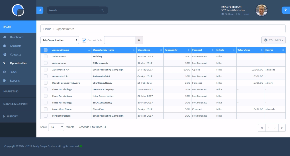 Really Simple Systems CRM-screenshot-3 Really Simple Systems CRM-screenshot-3