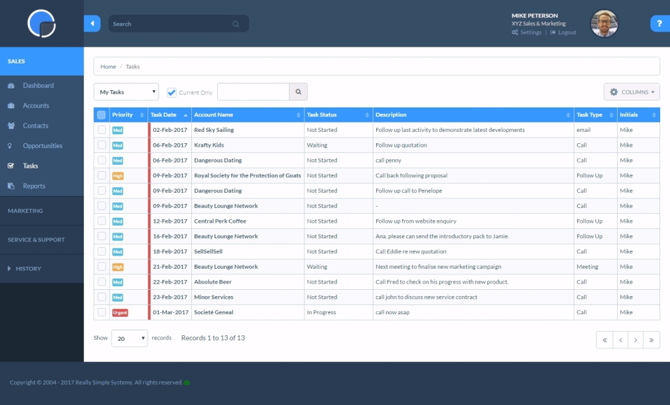 Really Simple Systems CRM-screenshot-4 Really Simple Systems CRM-screenshot-4