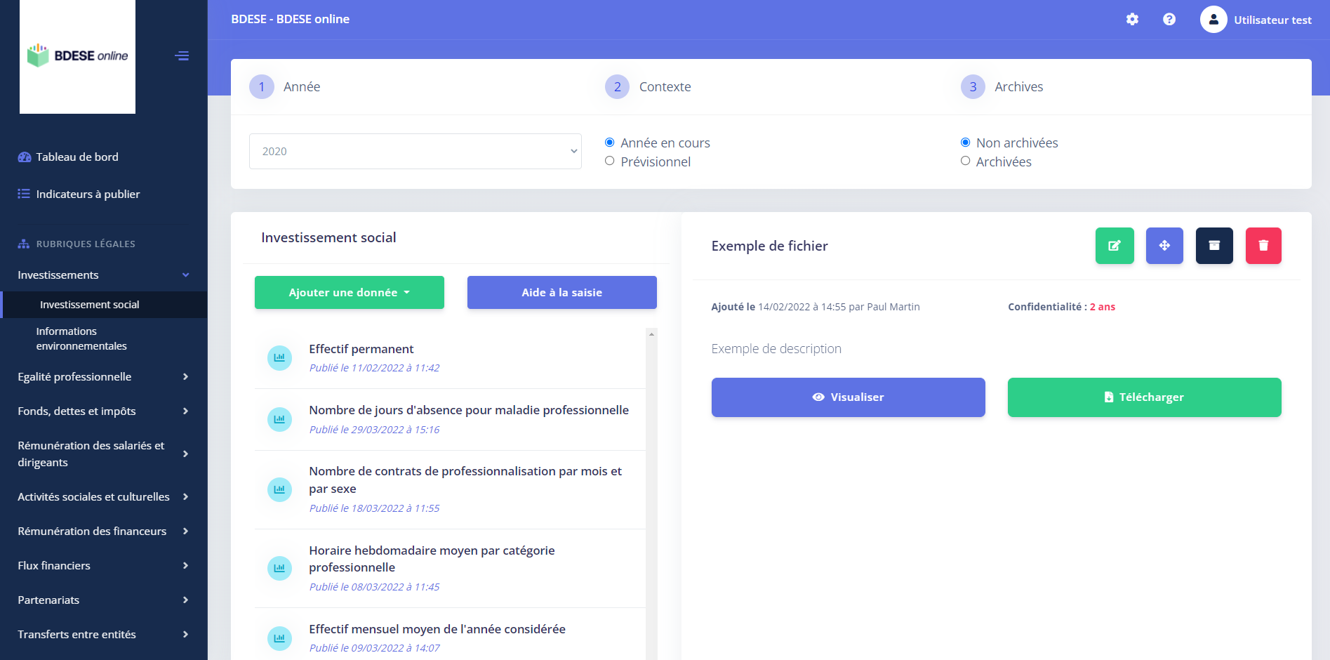 BDESE online-Contribution - BDESE online