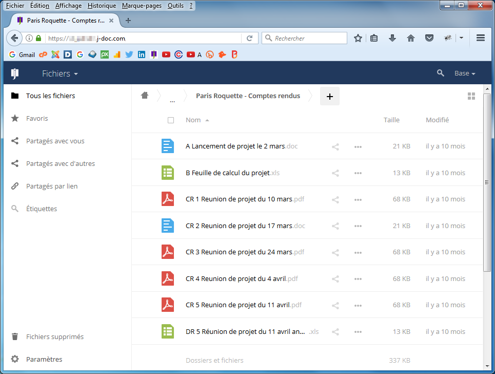 L'organisation des documents dans une arborescence de dossiers est similaire à l'ergonomie bien connue de DropBox. La gestion des droits hiérarchisée s'accorde à une vision naturelle des permissions. L'organisation des documents dans une arborescence de dossiers est similaire à l'ergonomie bien connue de DropBox. La gestion des droits hiérarchisée s'accorde à une vision naturelle des permissions.
