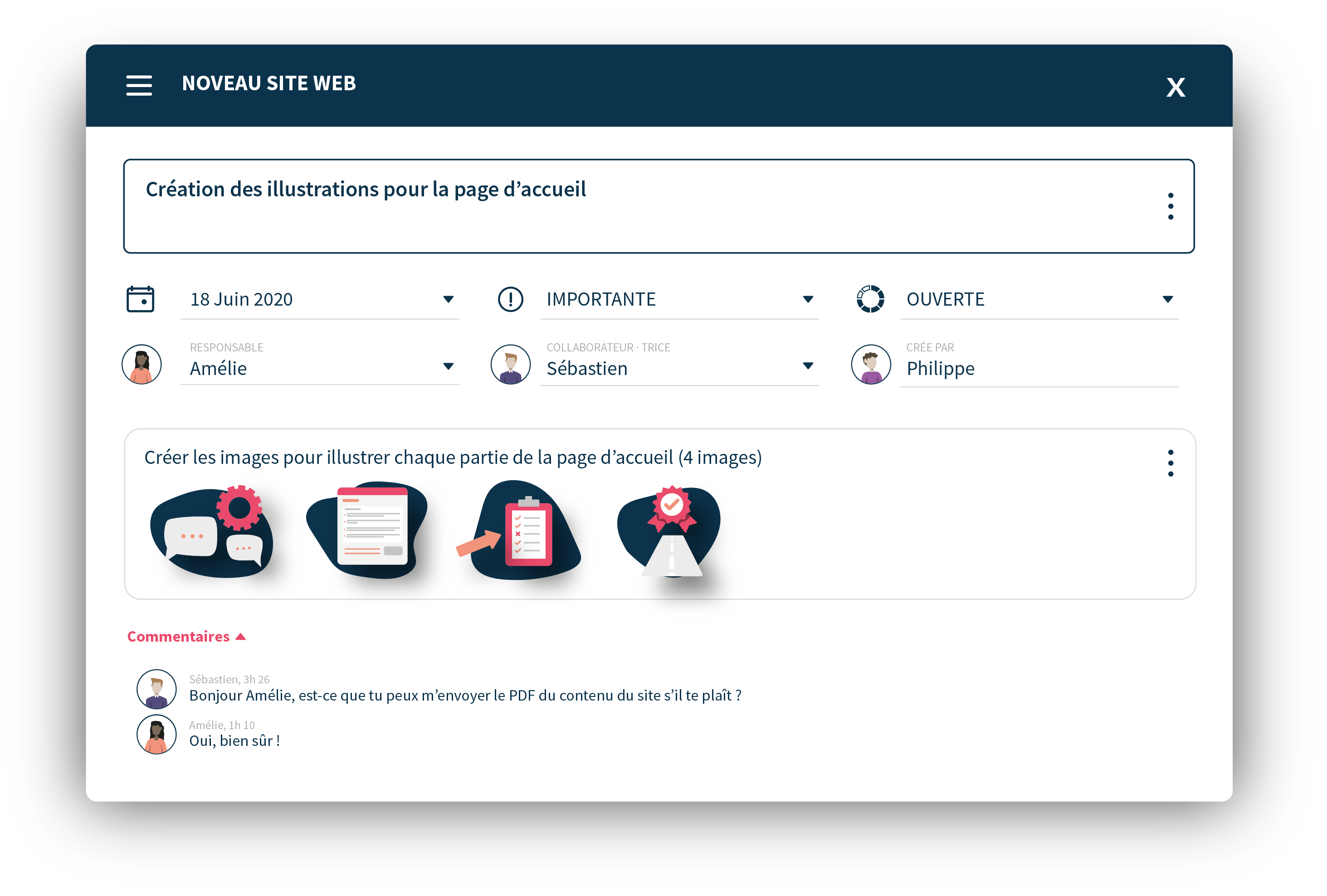 TAMPLO : détail d'une action TAMPLO : détail d'une action
