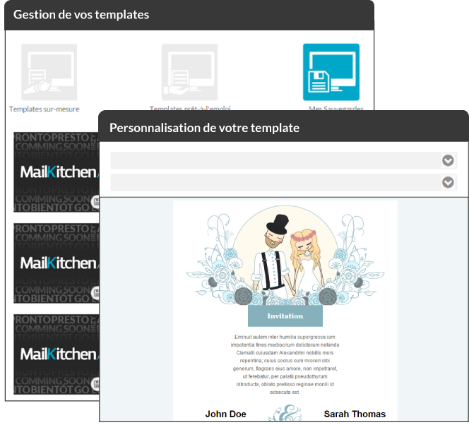 Sauvegardez vos Templates en ligne