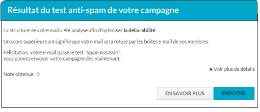 Vérifiez la qualité de votre mailing via SpamAssassin Vérifiez la qualité de votre mailing via SpamAssassin