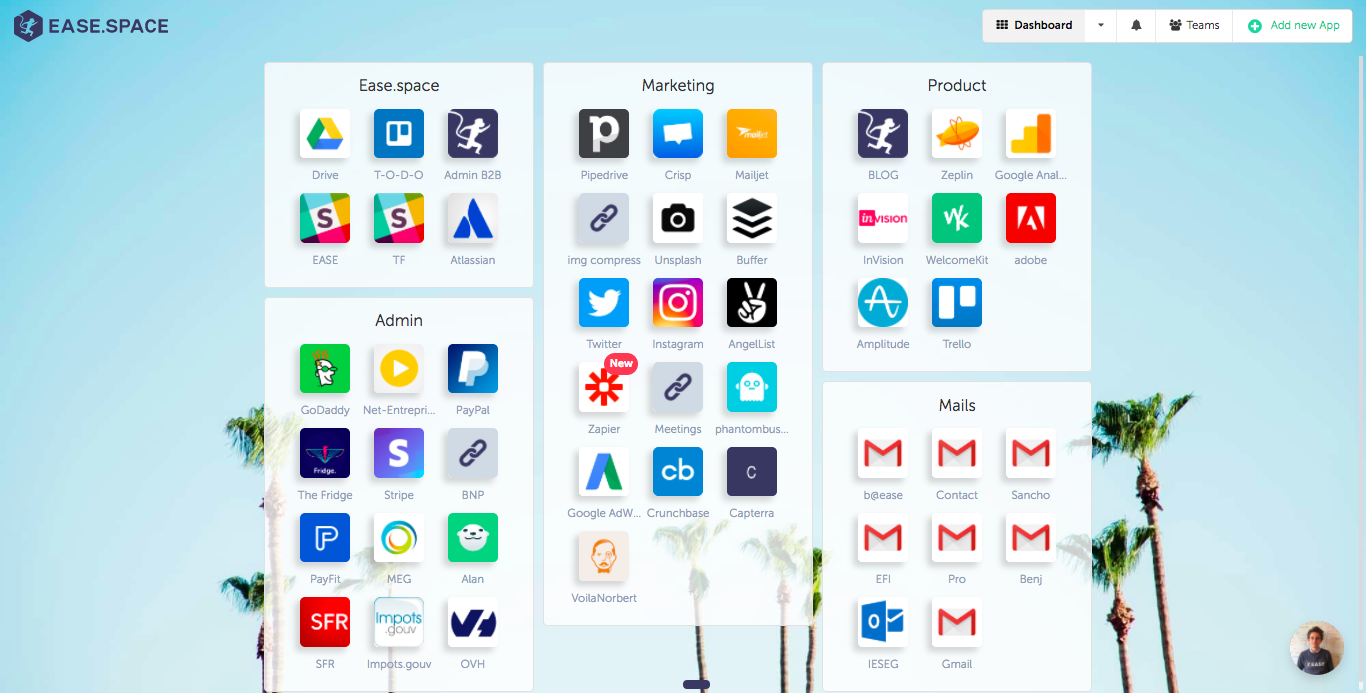 Get your passwords easily, access your websites