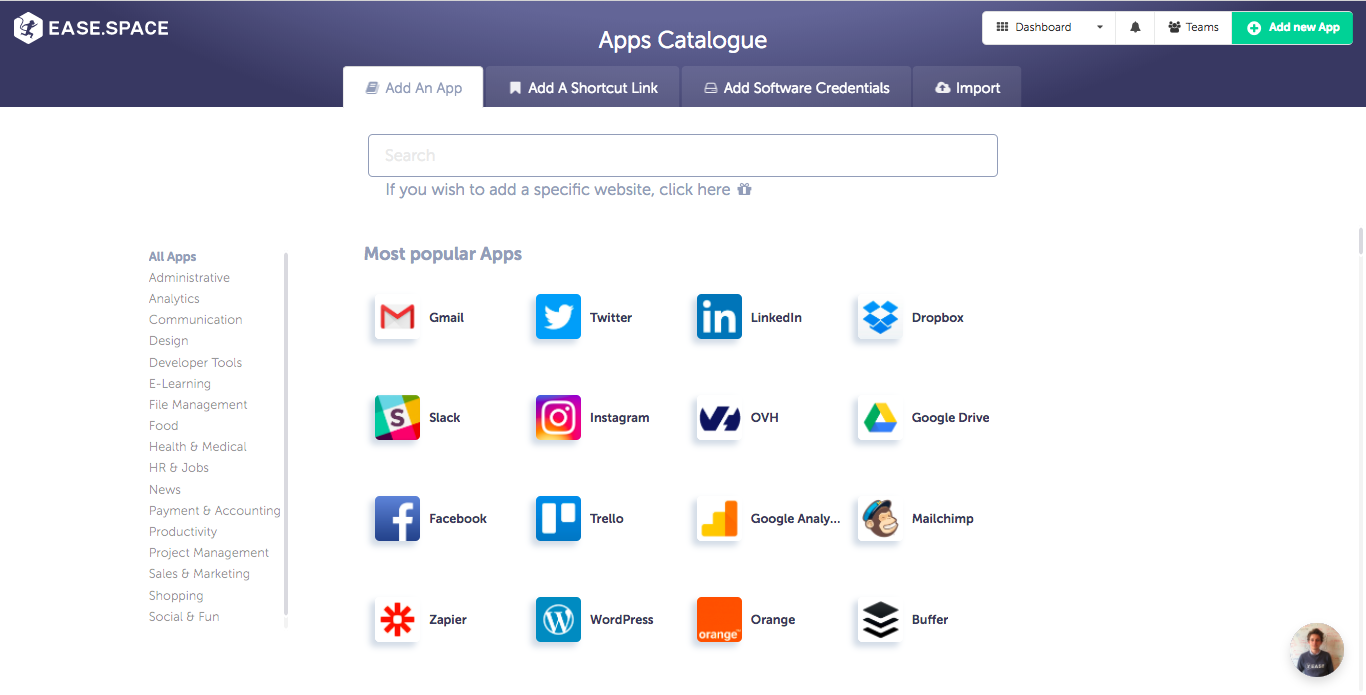 Add any tool you want Add any tool you want