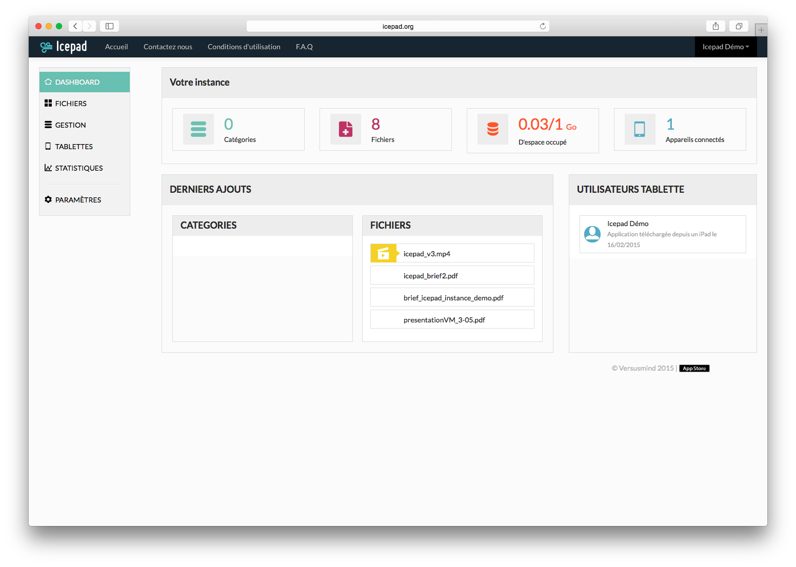 IcePad: Base de savoir (tutoriels, démos), Gestion des droits, Webmail (gestion des emails) IcePad: Base de savoir (tutoriels, démos), Gestion des droits, Webmail (gestion des emails)